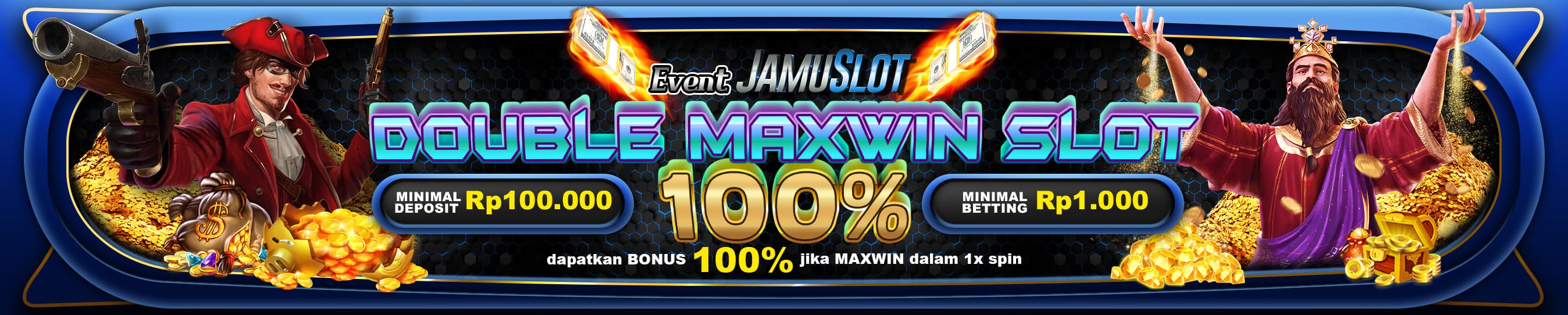 EVENT DOUBLE MAXWIN 100%